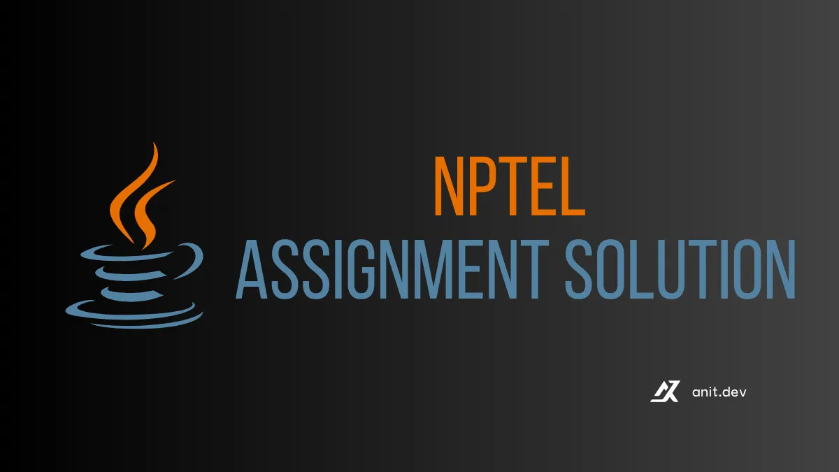  Java NPTEL Solutions Week 8: Mastering Advanced Pyramid Patterns cover image